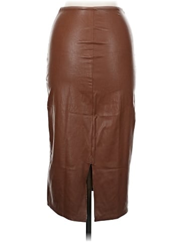 Commando Faux Leather Skirt (view 2)