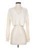 12th Tribe Ivory Long Sleeve Blouse Size S - photo 1