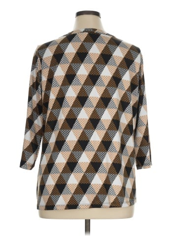Notations 3/4 Sleeve Blouse (view 2)