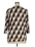 Notations Argyle Brown 3/4 Sleeve Blouse Size 1X - photo 2