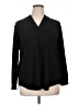 Anne Klein Black Long Sleeve Blouse Size 1X - photo 1