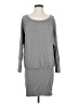Unbranded Solid Gray Casual Dress Size S - photo 1