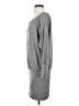 Unbranded Solid Gray Casual Dress Size S - photo 5