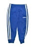 Adidas 100% Polyester Color Block Blue Track Pants Size 2T - photo 1