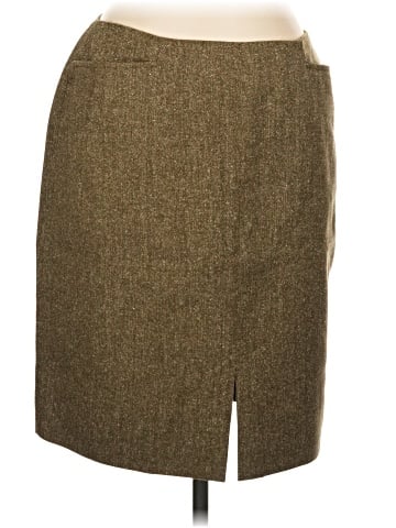 Linda Allard Ellen Tracy Wool Skirt (view 1)