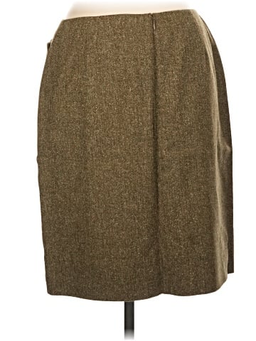 Linda Allard Ellen Tracy Wool Skirt (view 2)