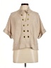 Belldini Tan Short Sleeve Blouse Size M - photo 1