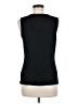 Coldwater Creek Black Sleeveless Top Size 8 - photo 2
