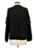 Elle Black Long Sleeve Blouse Size L - photo 2