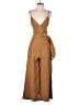 Moon River 100% Polyester Solid Brown Jumpsuit Size XS - photo 1