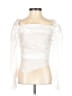 Topshop White 3/4 Sleeve Blouse Size 2 - photo 1