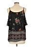 AUW 100% Polyester Black Sleeveless Blouse Size L - photo 2