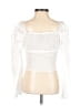 Topshop White 3/4 Sleeve Blouse Size 2 - photo 2