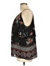 AUW 100% Polyester Black Sleeveless Blouse Size L - photo 5