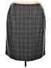 Talbots 100% Wool Plaid Gray Wool Skirt Size 18 Petite - photo 1