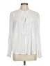 Burning Torch 100% Cotton Ivory Long Sleeve Blouse Size L - photo 1