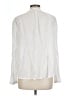 Burning Torch 100% Cotton Ivory Long Sleeve Blouse Size L - photo 2