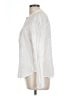 Burning Torch 100% Cotton Ivory Long Sleeve Blouse Size L - photo 5
