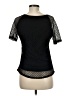 Solitaire Black Short Sleeve Top Size M - photo 2