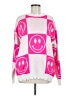 Altar'd State Checkered-gingham Pink Pullover Sweater Size M - photo 1