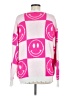 Altar'd State Checkered-gingham Pink Pullover Sweater Size M - photo 2
