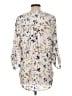 Daniel Rainn 100% Polyester Floral Ivory 3/4 Sleeve Blouse Size L - photo 2