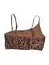 Old Navy Animal Print Brown Swimsuit Top Size L - photo 2