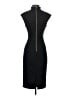 Alexia Admor Solid Black Cocktail Dress Size S - photo 2