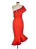 ASOS 100% Polyester Red Cocktail Dress Size 6 - photo 2