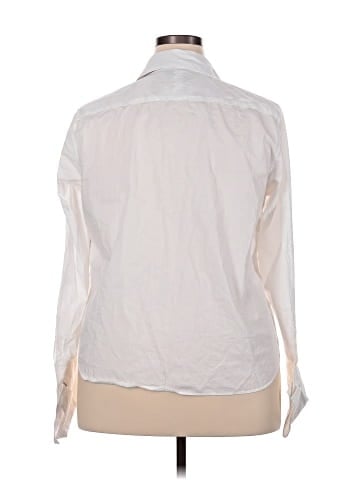 Lauren by Ralph Lauren 3/4 Sleeve Button-Down Shirt (view 2)