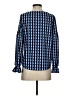 Ann Taylor 100% Polyester Blue Long Sleeve Blouse Size S - photo 2