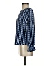 Ann Taylor 100% Polyester Blue Long Sleeve Blouse Size S - photo 5
