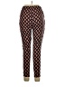Socialite 100% Rayon Print Brown Leggings Size XL - photo 2