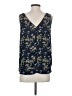 Ann Taylor LOFT 100% Polyester Blue Sleeveless Blouse Size S - photo 2