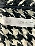 Zara Houndstooth Ivory Coat Size 13 - 14 - photo 3