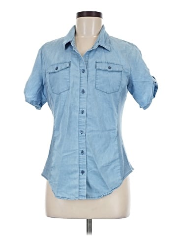 cavalini Short Sleeve Button-Down Shirt (view 1)