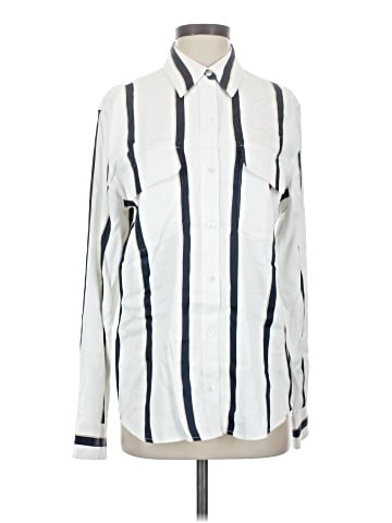 Equipment Long Sleeve Button-Down Shirt (view 1)