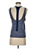Nike 100% Polyester Blue Active Tank Size S - photo 2