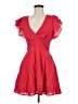 Lulus 100% Rayon Red Cocktail Dress Size M - photo 1