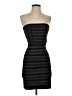 BCBGMAXAZRIA Stripes Black Cocktail Dress Size XXS - photo 1