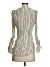 Carve Designs Stripes Ivory 3/4 Sleeve Blouse Size S - photo 2