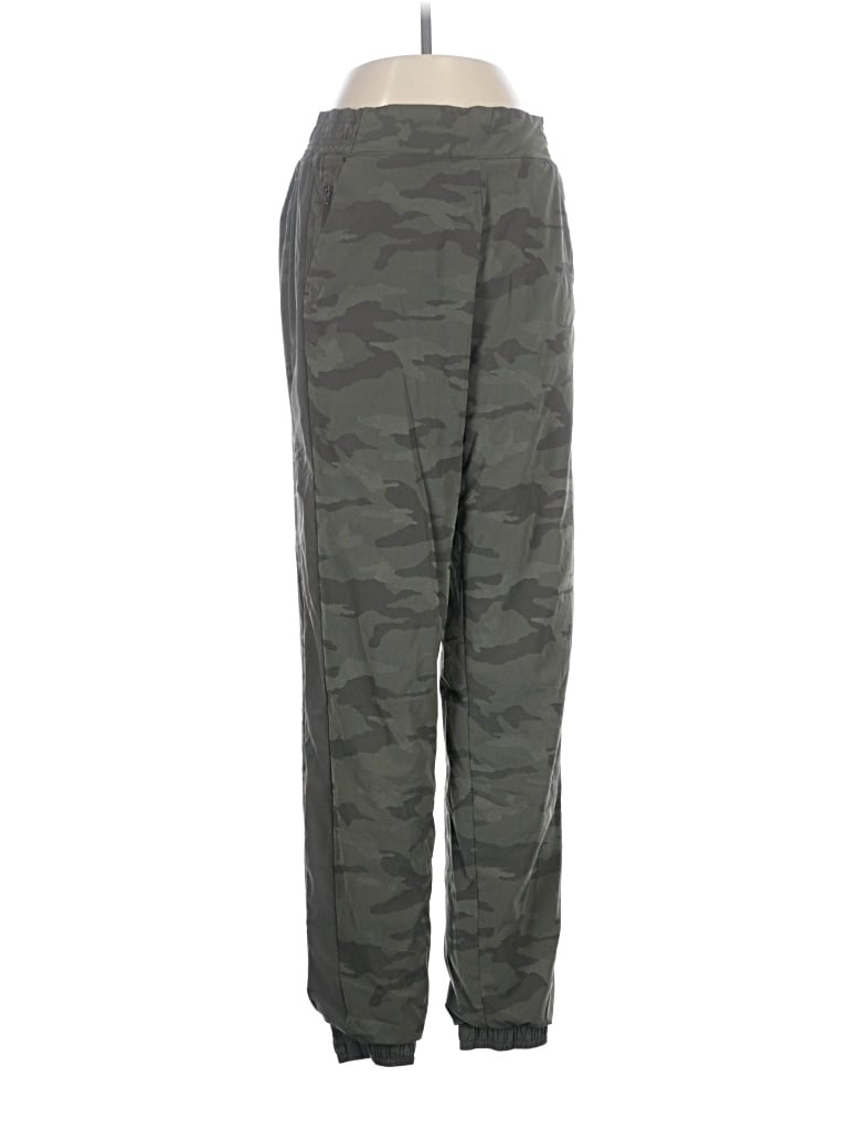 Pre-owned Athleta Track Pants In Gray