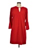 Express Solid Red Casual Dress Size L - photo 1