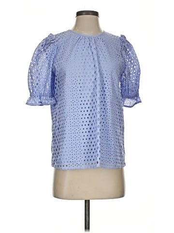 Ann Taylor Short Sleeve Blouse (view 1)