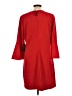 Express Solid Red Casual Dress Size L - photo 2