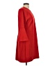 Express Solid Red Casual Dress Size L - photo 4