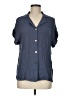 Silver Jeans Co. Blue Short Sleeve Blouse Size M - photo 1