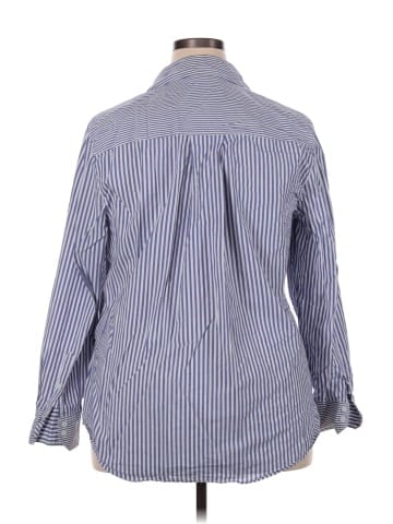 Lane Bryant 3/4 Sleeve Button-Down Shirt (view 2)