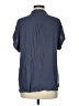 Silver Jeans Co. Blue Short Sleeve Blouse Size M - photo 2