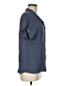Silver Jeans Co. Blue Short Sleeve Blouse Size M - photo 4